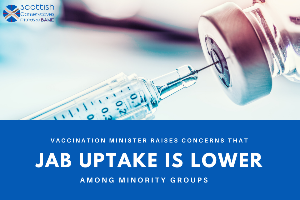 jab uptake is lower among minority groups