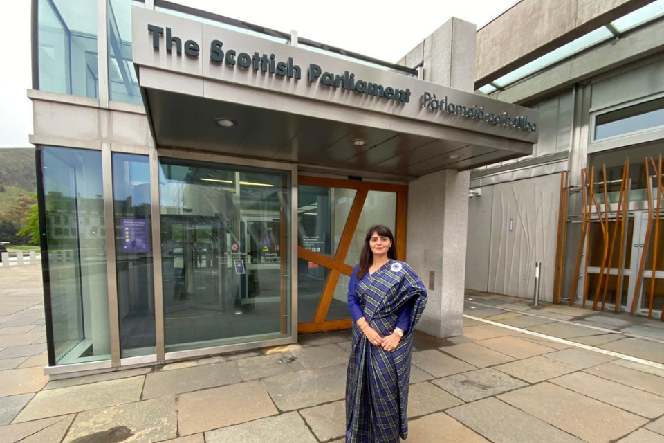 Pam Scottish Parliament SCBAME Photo